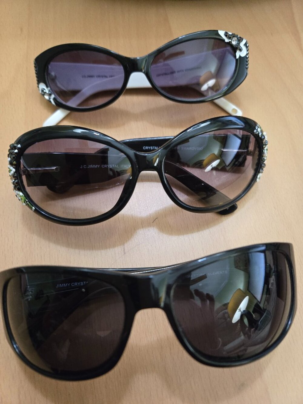 Jimmy Crystal Sunglasses bundle with Jimmy Crystal Case